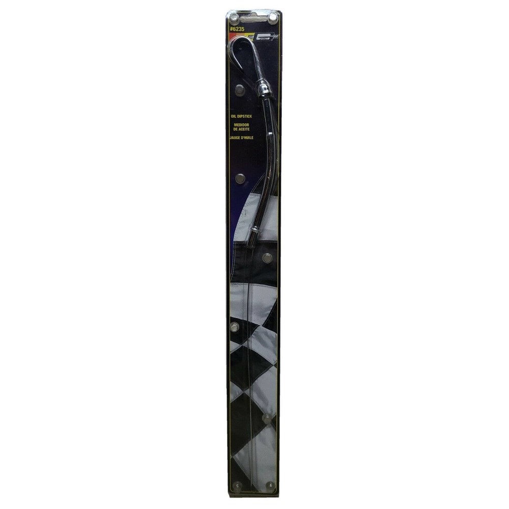 Mr Gasket 6235BP Oil Dipstick Flat Black SB Chevy 1965 to 1977 New Sealed